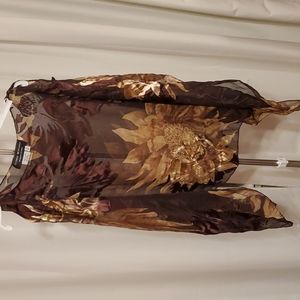 Donna Morgan sheer top